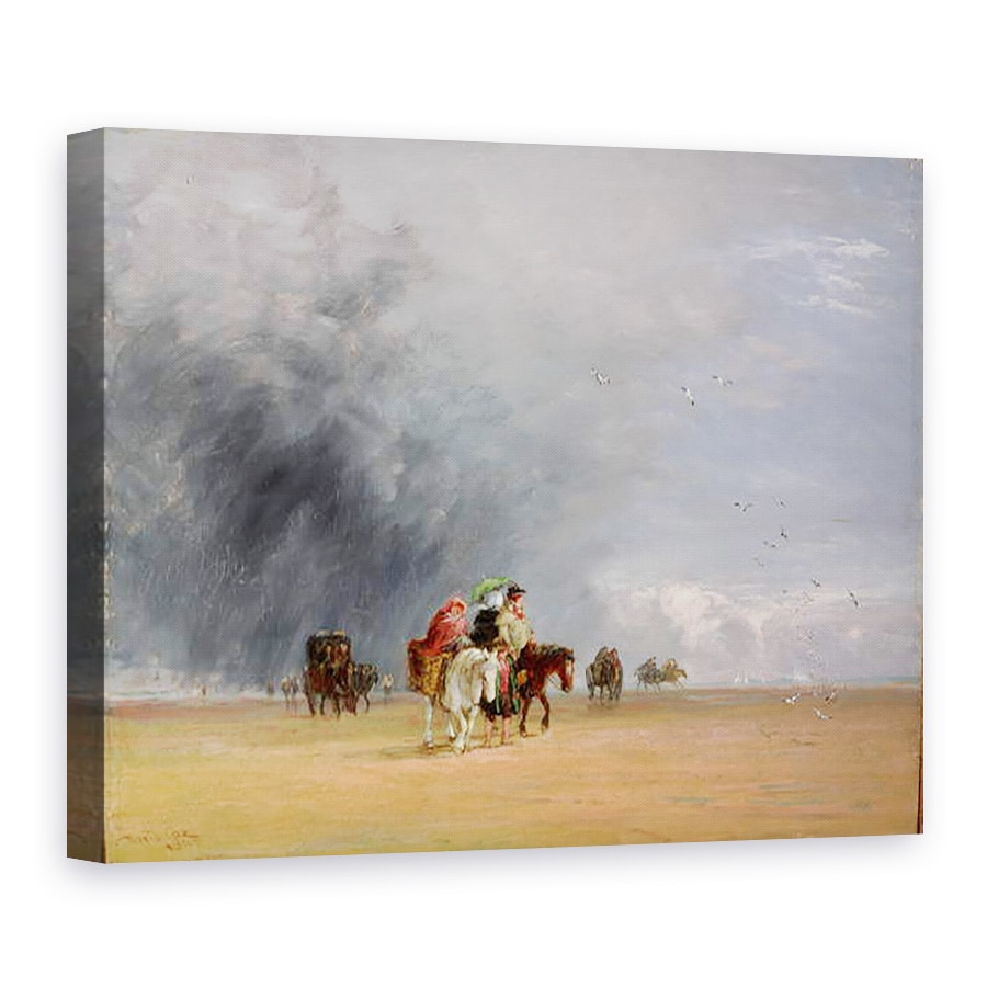 Tablou canvas - David Cox - Traversarea nisipurilor, 75 x 100 cm