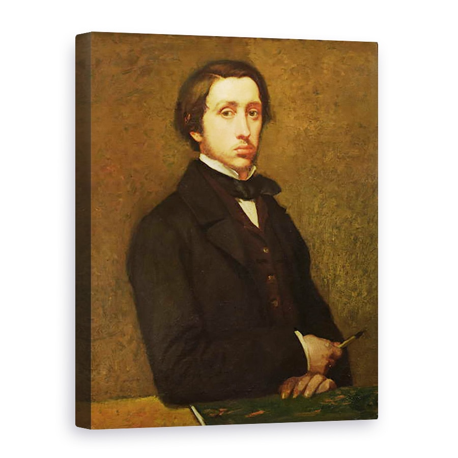Tablou canvas - Edgar Degas - Autoportret I, 60 x 80 cm