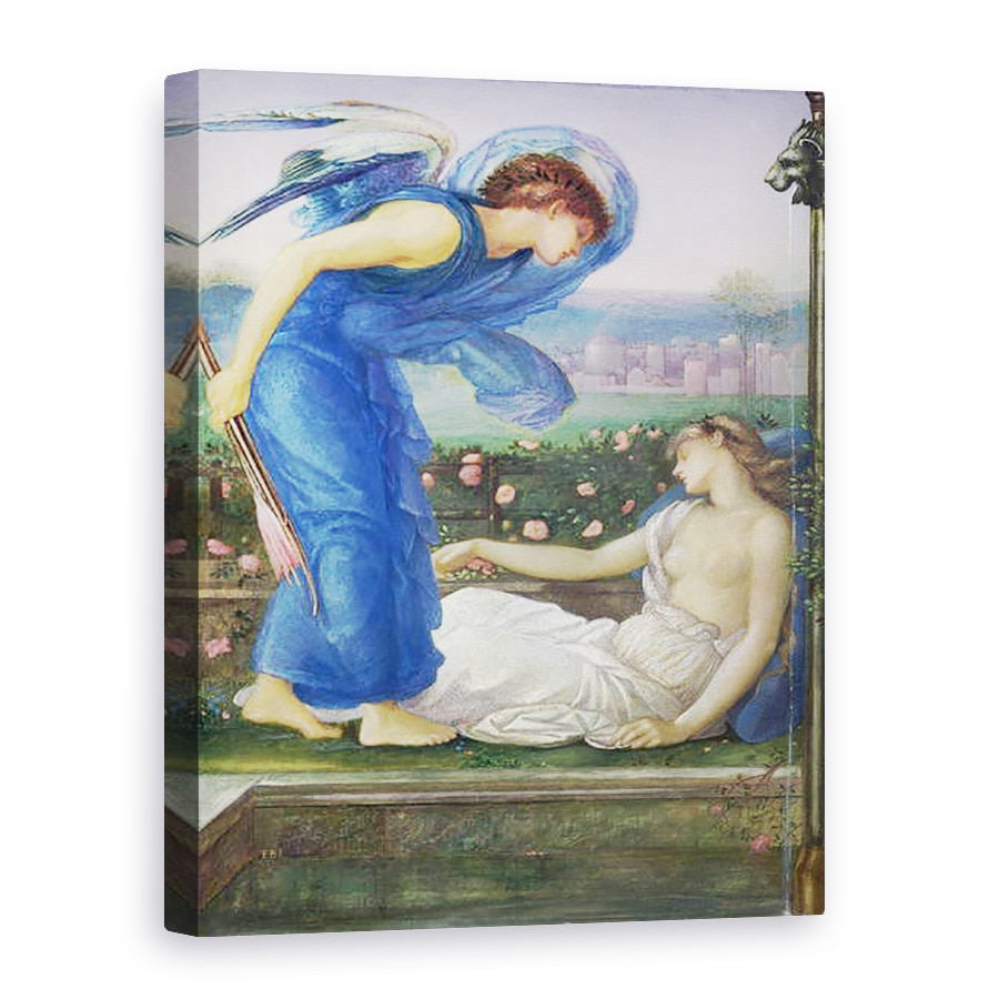 Tablou canvas - Edward Coley Burne-Jones - Cupidon si Psyche, 75 x 100 cm