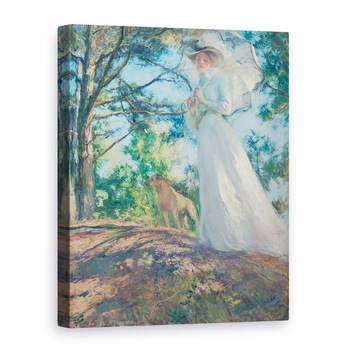 Tablou canvas - Edmund Charles Tarbell - Pe Dealul lui Bosn, 60 x 80 cm Tablou canvas - Edmund Charles Tarbell - Pe Dealul lui Bosn, 60 x 80 cm