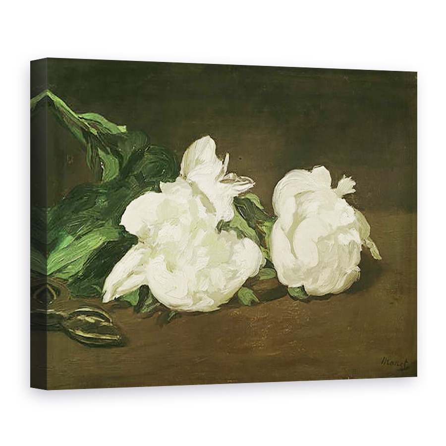 Tablou canvas - Edouard Manet - Sucursala bujorilor albi si a foarfecelor, 50 x 70 cm