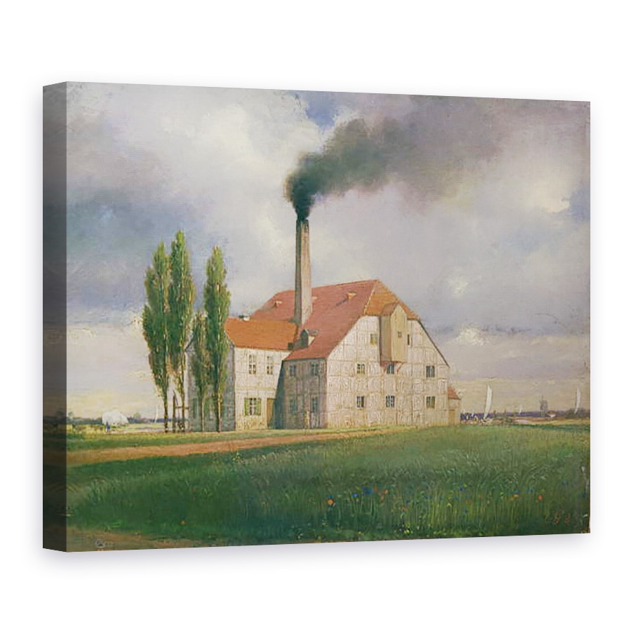 Tablou canvas - Eduard Gartner - Fabrica de Ceramica apartinand Ernst March, Sophienstrasse, Charlottenburg, Berlin, 75 x 100 cm
