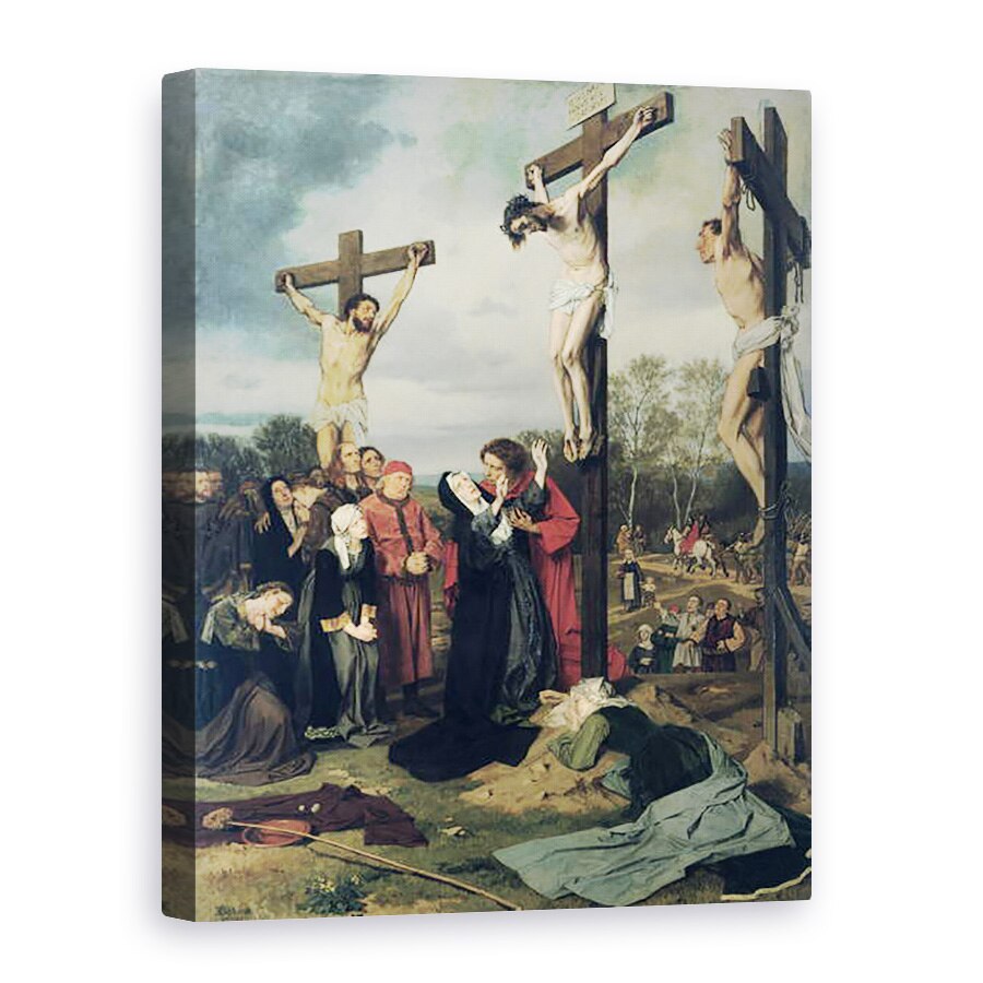 Tablou canvas - Eduard Karl Franz von Gebhardt - Crucifixion, 75 x 100 cm
