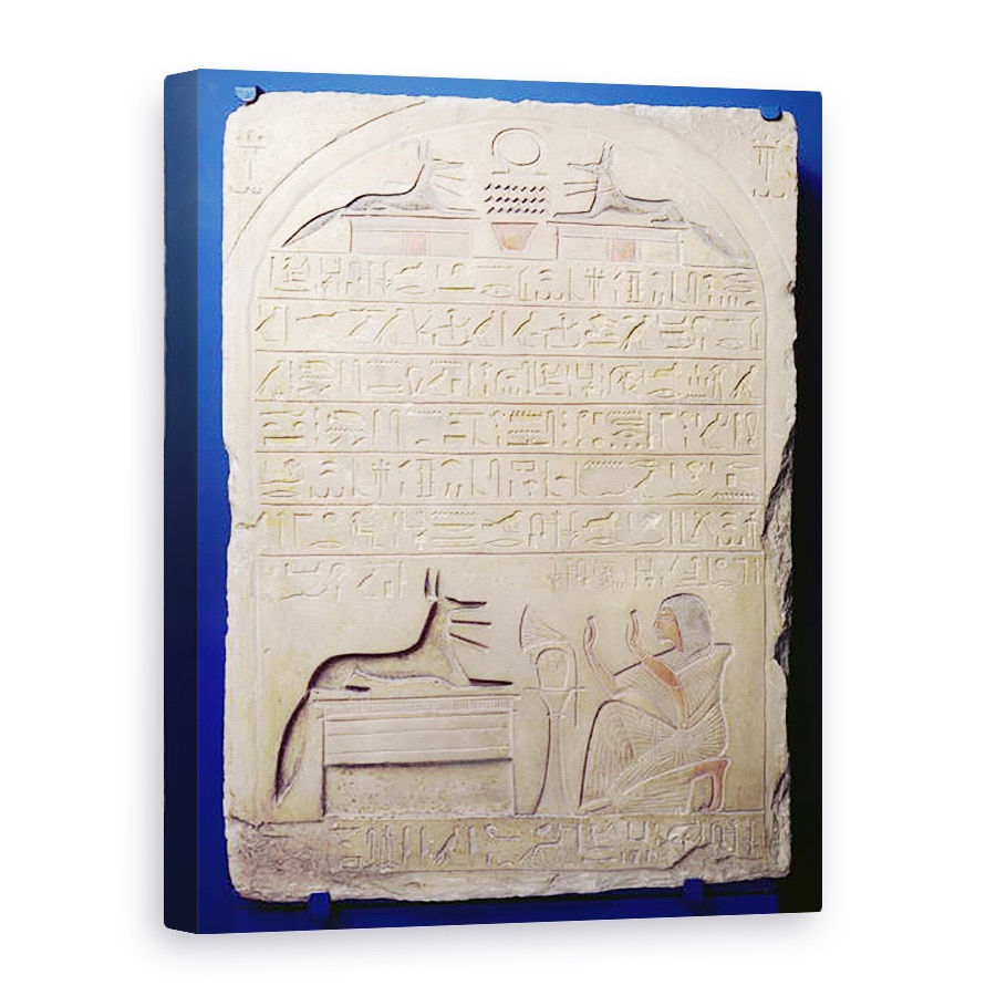 Tablou canvas - Egyptian 19th Dynasty - Stela generalului Kasa, Noul Regat, 75 x 100 cm