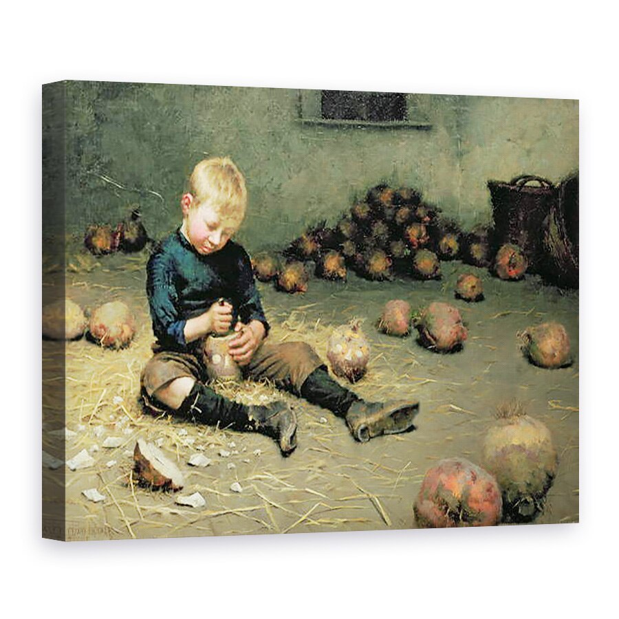 Tablou canvas - Edward Docker - Efectuarea felinarelor, 60 x 80 cm