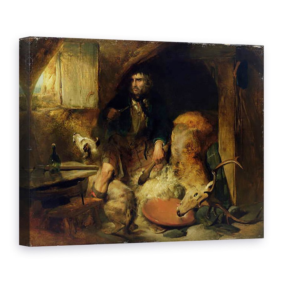 Tablou canvas - Edwin Landseer - Salbaticul, 50 x 70 cm