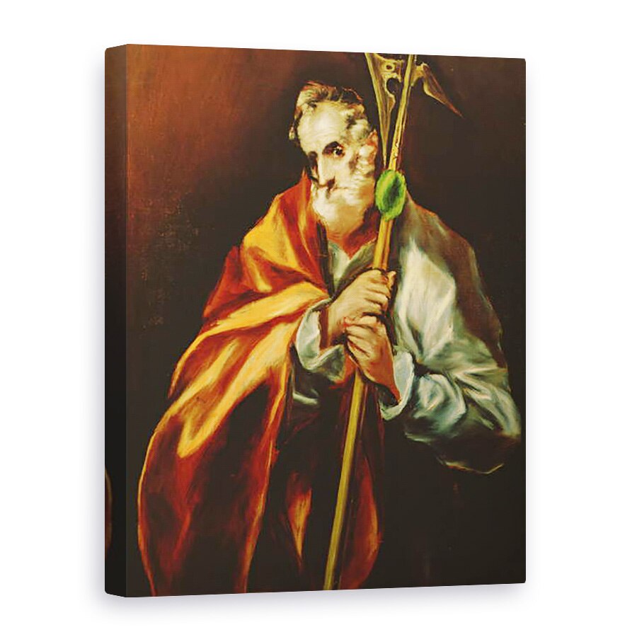 Tablou canvas - El Greco - Sfantul Jude Thaddeus, 75 x 100 cm