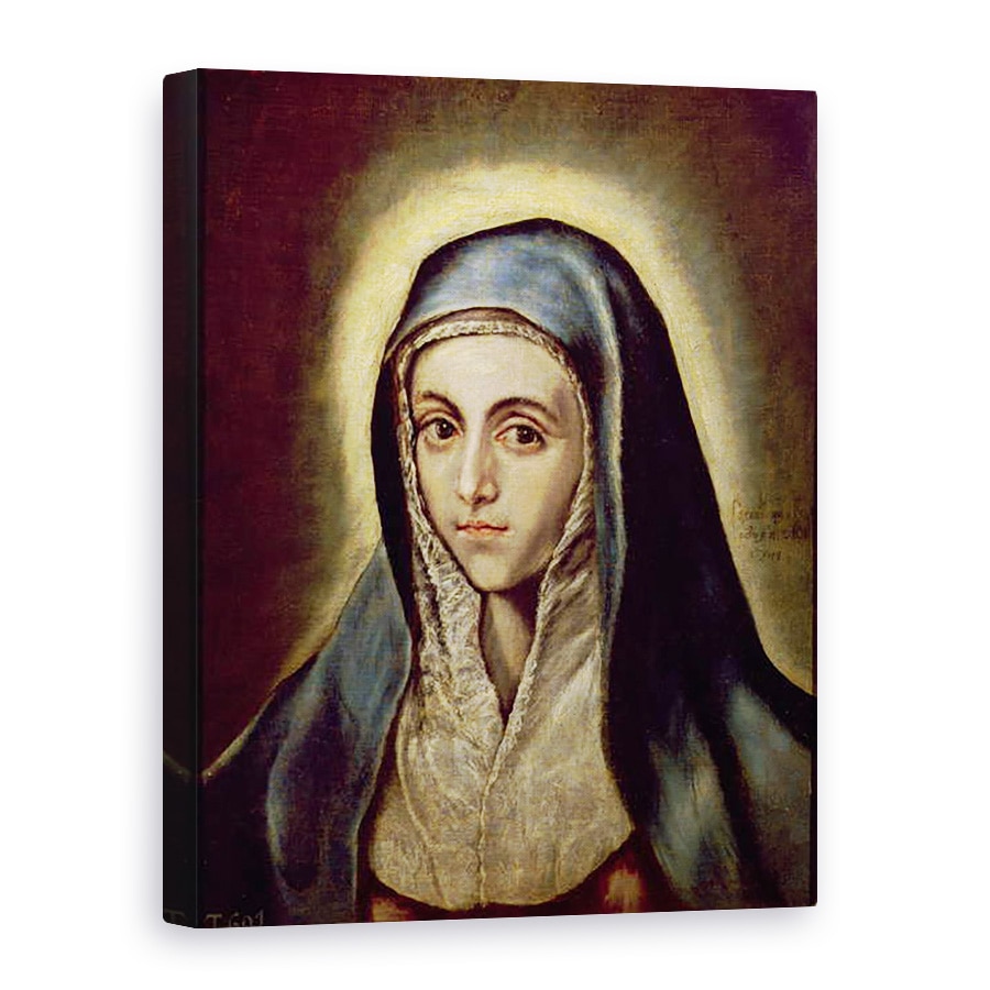 Tablou canvas - El Greco - Fecioara Maria, 75 x 100 cm