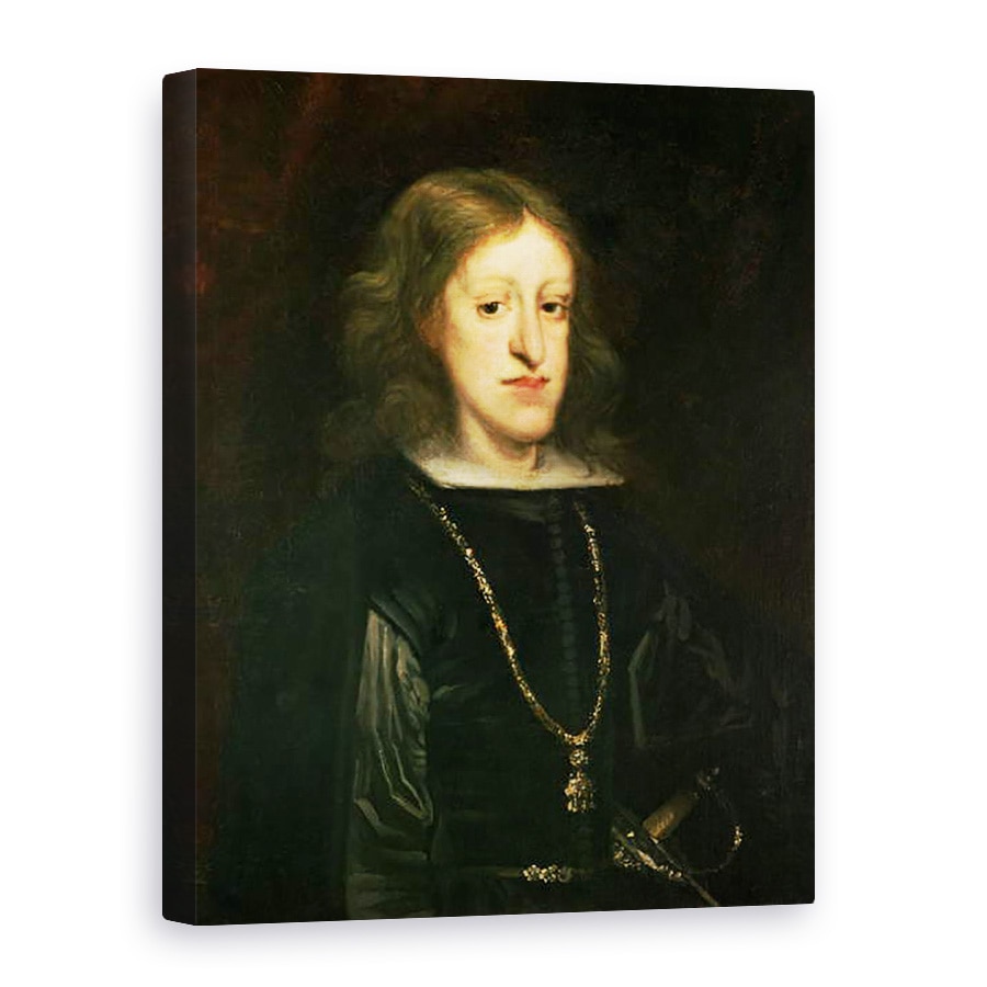 Tablou canvas - Don Juan Carreno de Miranda - Carol al II-lea 1661-1700 al Spaniei, 60 x 80 cm