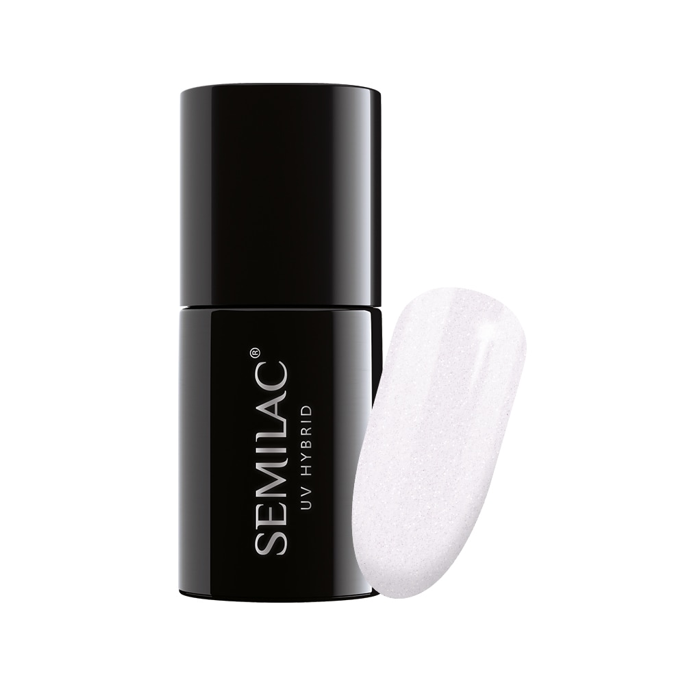 Oja Semipermanenta Semilac 092 Shimmering White 7 ml