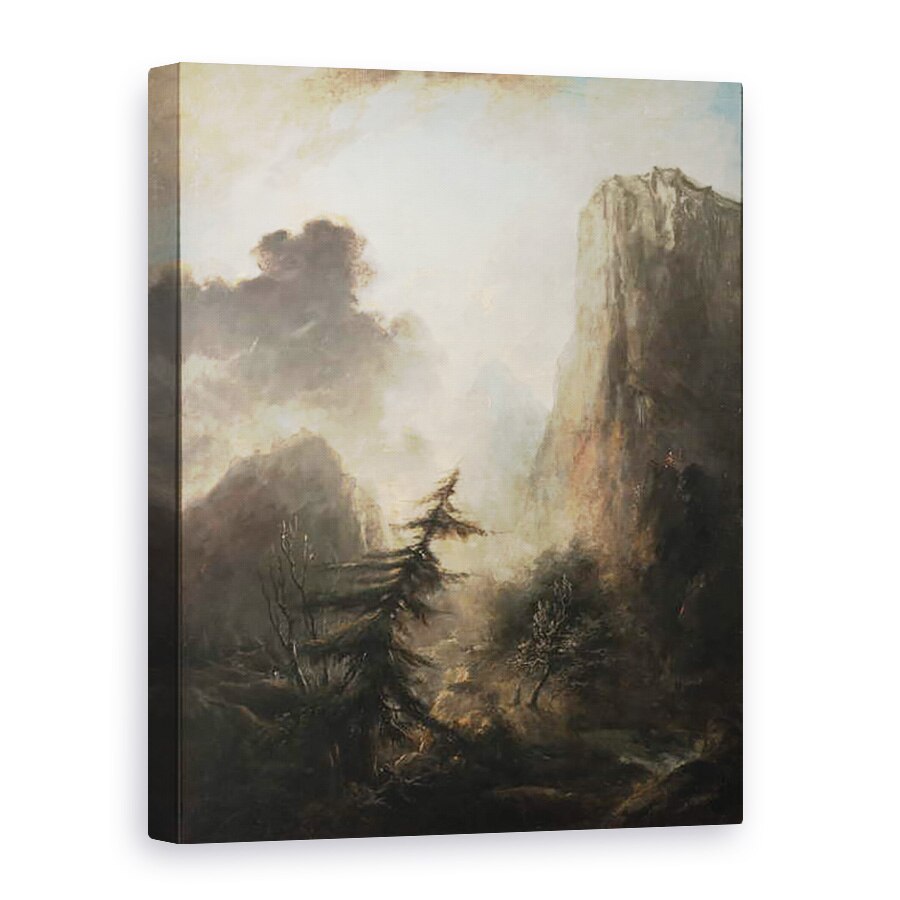 Tablou canvas - Elias Martin - Peisaj cu molid, 75 x 100 cm