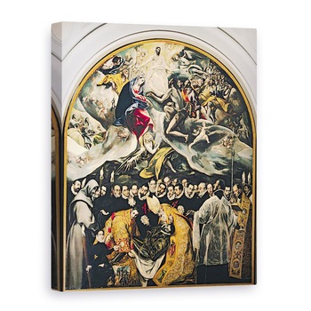 Tablou canvas - El Greco - inmormantarea contelui Orgaz, dintr-o legenda din 1323, 50 x 70 cm Tablou canvas - El Greco - inmormantarea contelui Orgaz, dintr-o legenda din 1323, 50 x 70 cm