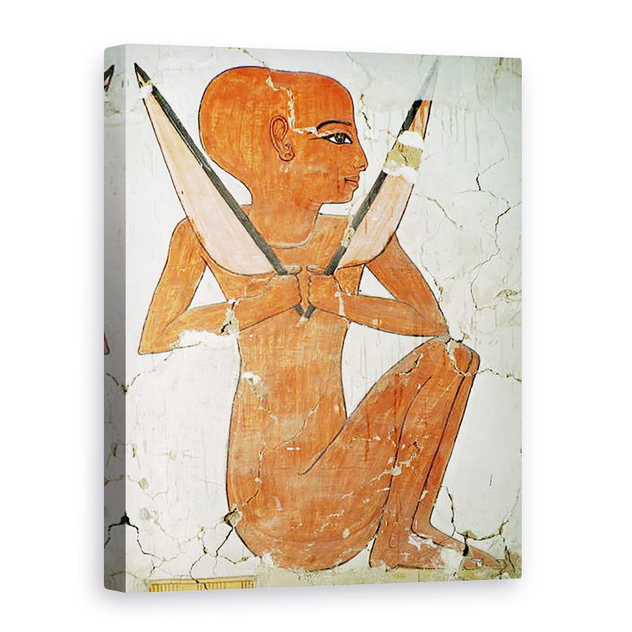 Tablou canvas - Egyptian 19th Dynasty - Naos zeitate, din mormantul lui Nefertari, 75 x 100 cm