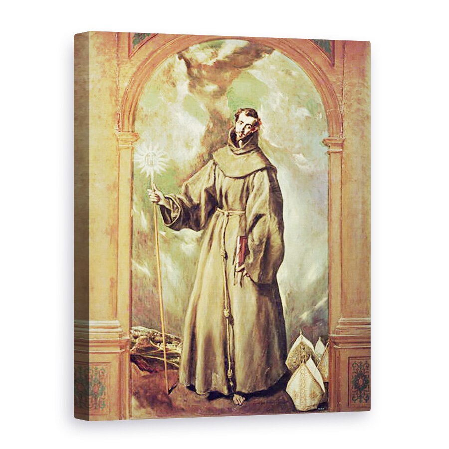 Tablou canvas - El Greco - Saint Bernard of Clairvaux, 75 x 100 cm