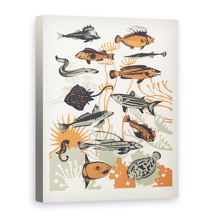 Tablou canvas - Eliza Southwood - Alge De Portocaliu, 50 x 70 cm