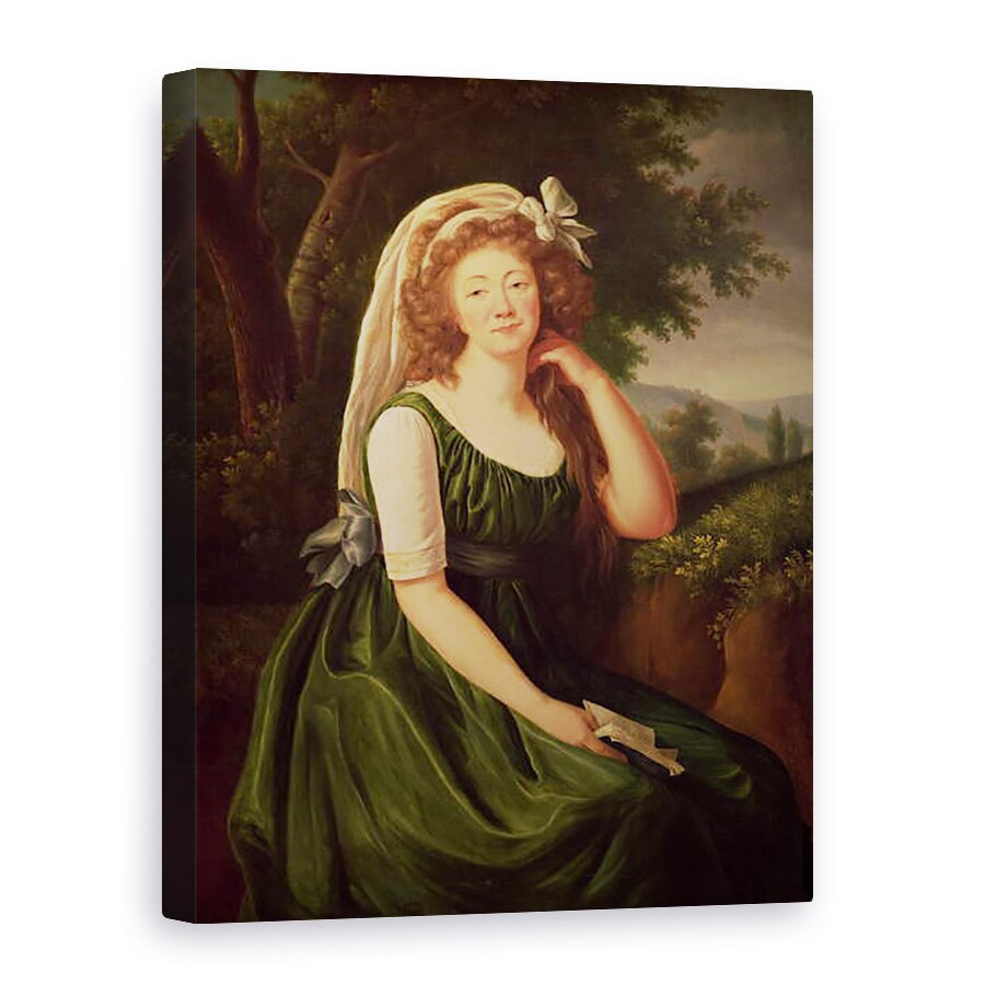 Tablou canvas - Elisabeth Louise Vigee-Lebrun - Portretul Contesei du Barry 1743-93 1789, 50 x 70 cm