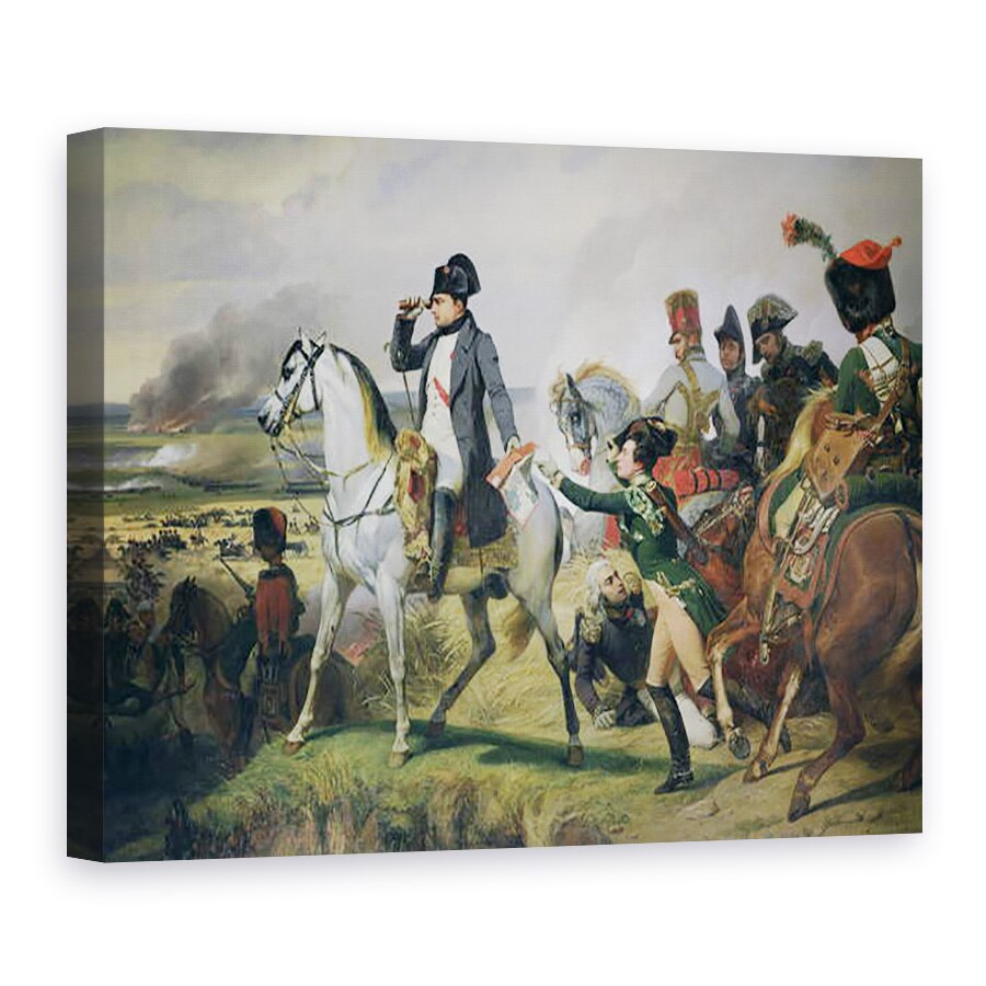 Tablou canvas - Emile Jean Horace Vernet - Batalia de la Wagram, 6 iulie 1809, 50 x 70 cm