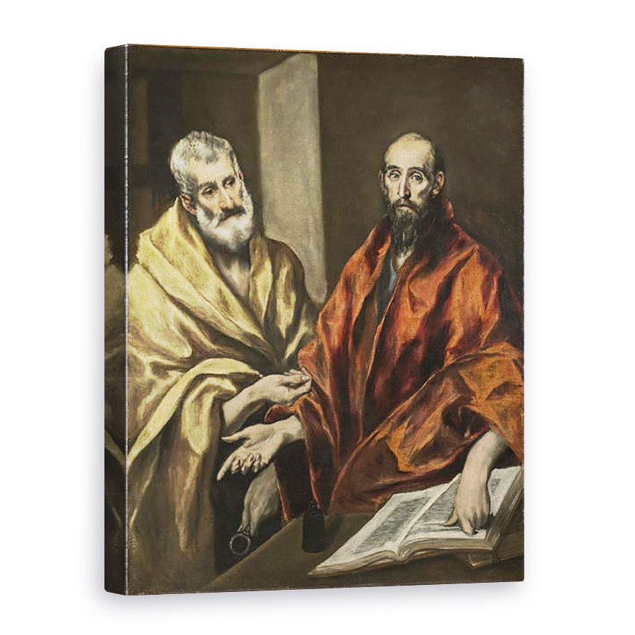 Tablou canvas - El Greco - Sfantul Petru si Sfantul Pavel, 75 x 100 cm