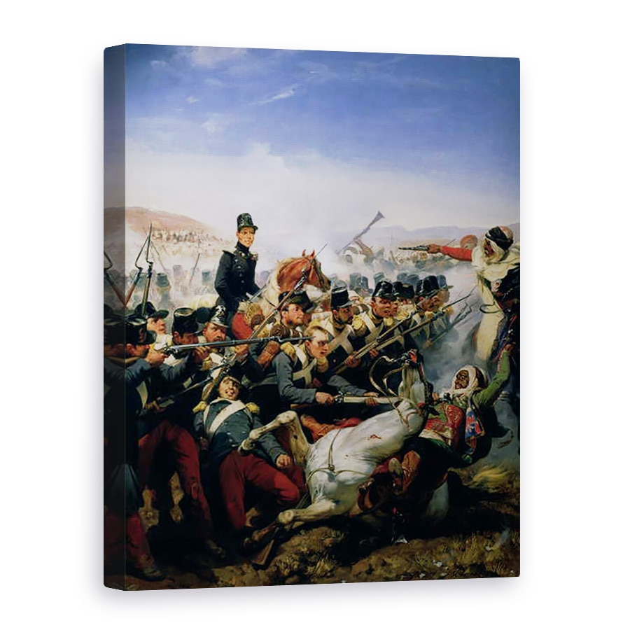 Tablou canvas - Emile Jean Horace Vernet - Batalia de la Somah, 75 x 100 cm
