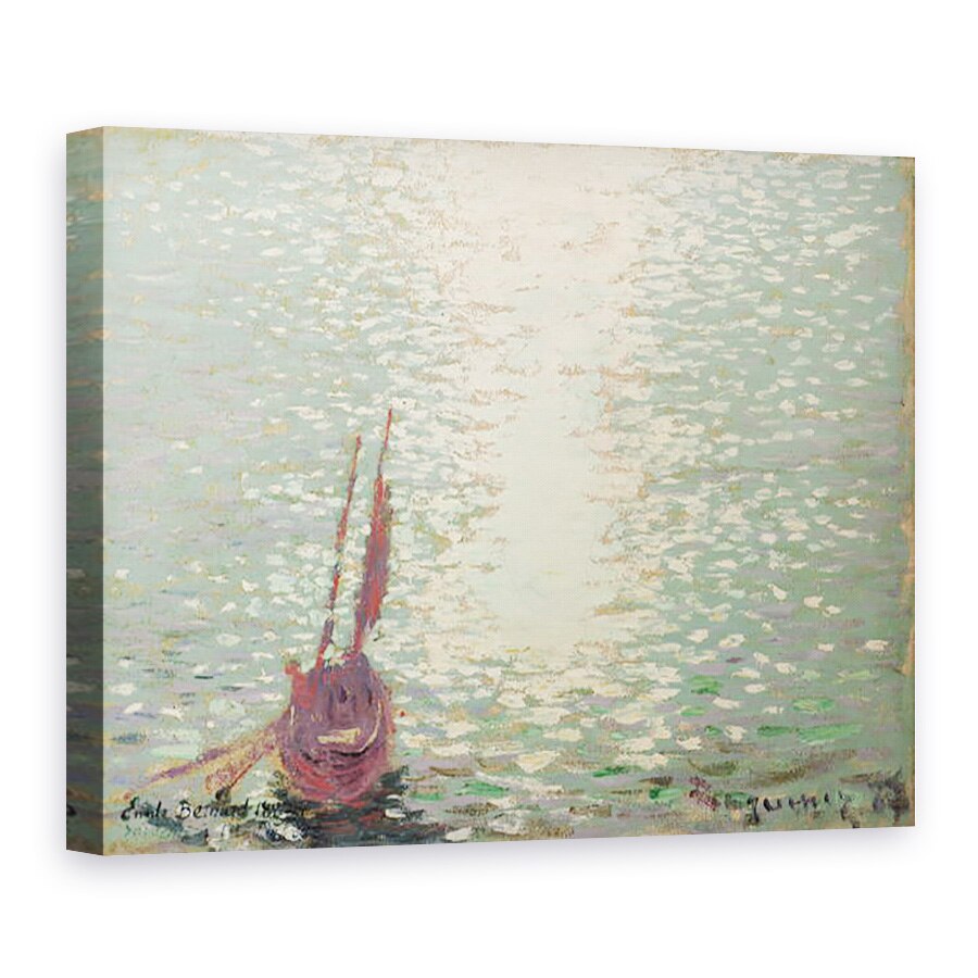 Tablou canvas - Emile Bernard - Douarnenez, Reflectii pe mare, 75 x 100 cm