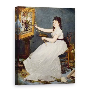 Tablou canvas - Edouard Manet - Portretul Evei Gonzales 1849-83 1870, 75 x 100 cm Tablou canvas - Edouard Manet - Portretul Evei Gonzales 1849-83 1870, 75 x 100 cm