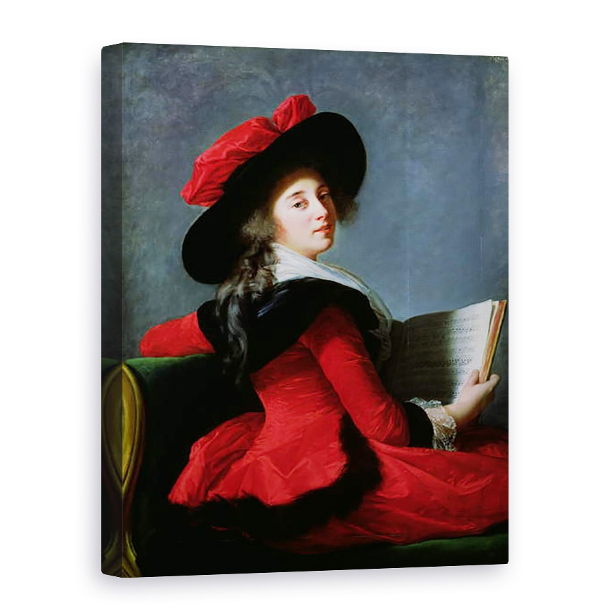 Tablou canvas - Elisabeth Louise Vigee-Lebrun - Baroneasa de Crussol, 75 x 100 cm