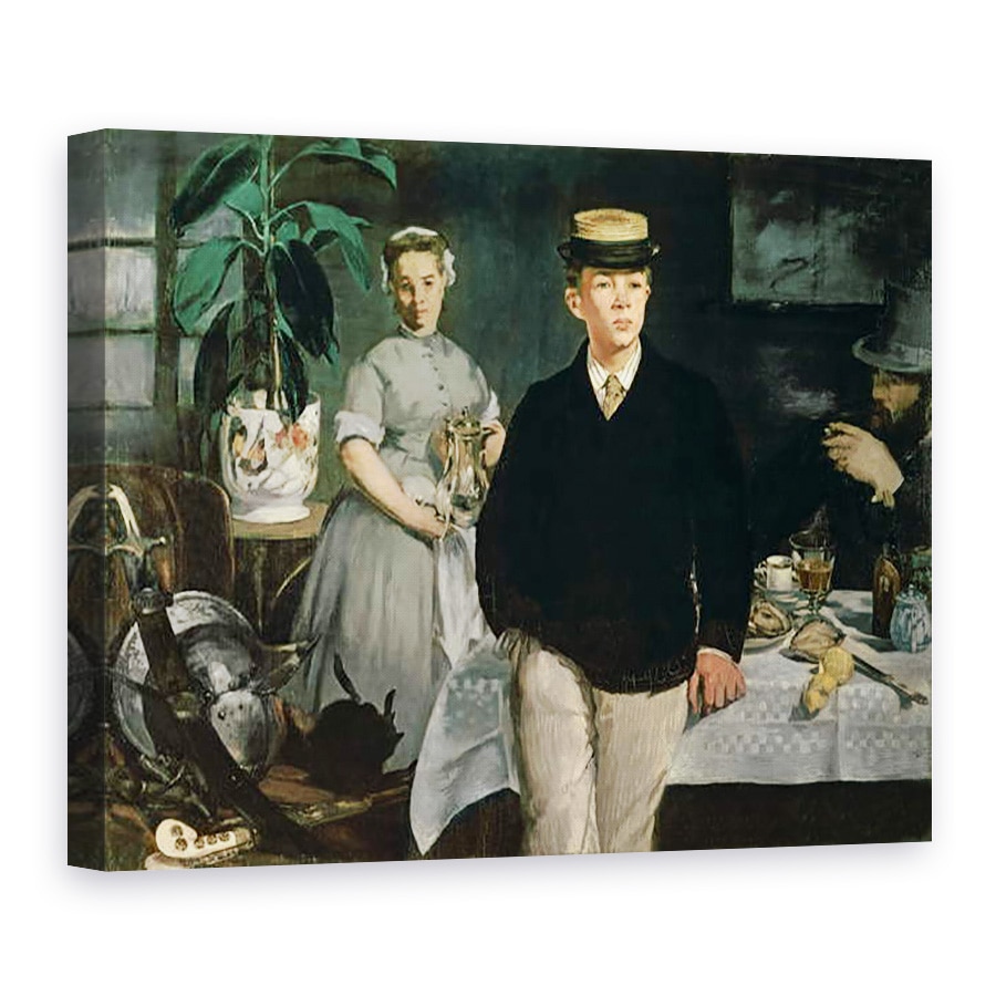 Tablou canvas - Edouard Manet - Pranz in Studio, 75 x 100 cm