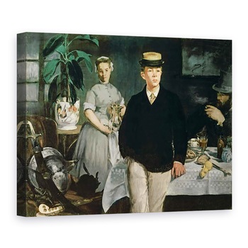 Tablou canvas - Edouard Manet - Pranz in Studio, 60 x 80 cm Tablou canvas - Edouard Manet - Pranz in Studio, 60 x 80 cm