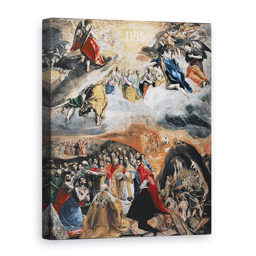 Tablou canvas - El Greco - Adorarea Numelui lui Isus, 50 x 70 cm