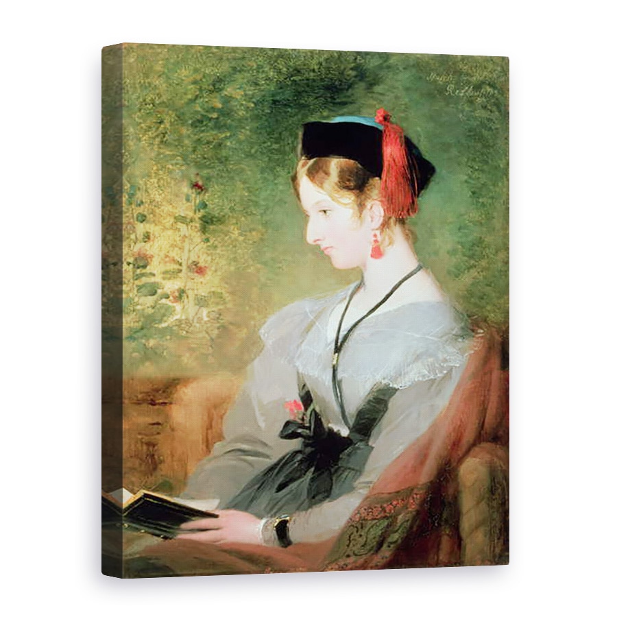 Tablou canvas - Edwin Landseer - Portret De Lady Elizabeth Wells, Mai tarziu Lady Dyke, 75 x 100 cm