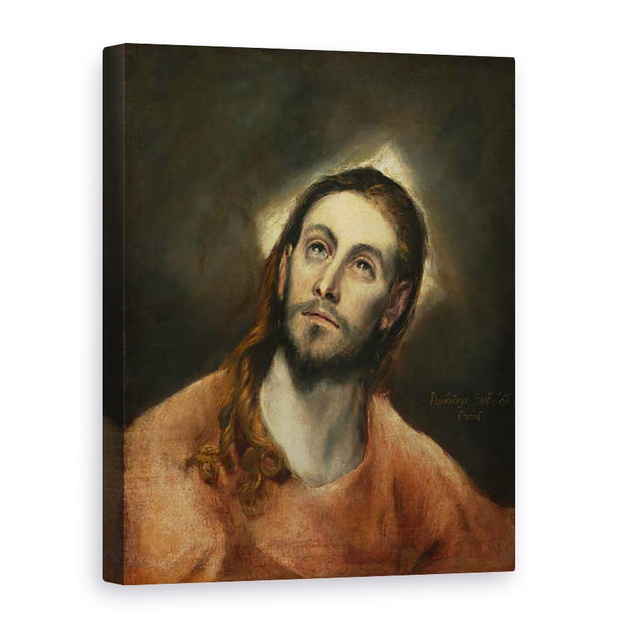 Tablou canvas - El Greco - Hristos la rugaciune, 75 x 100 cm