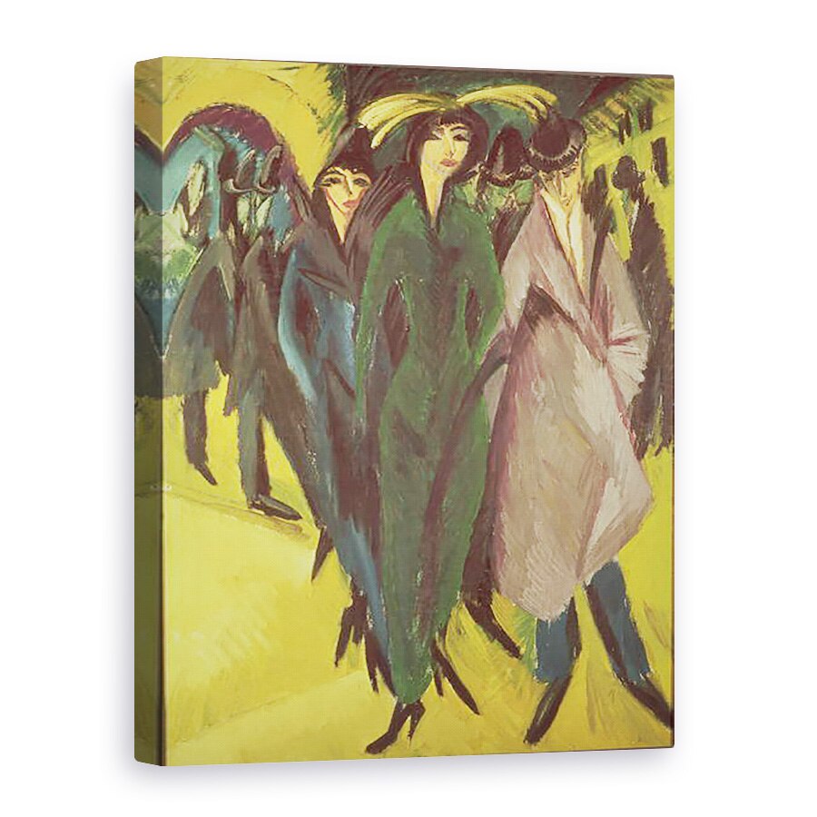 Tablou canvas - Ernst Ludwig Kirchner - Femeile de pe strada, 50 x 70 cm