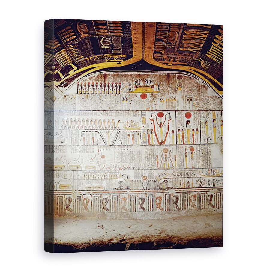 Tablou canvas - Egyptian 20th Dynasty - Detaliu al Cartii Pamantului, 75 x 100 cm