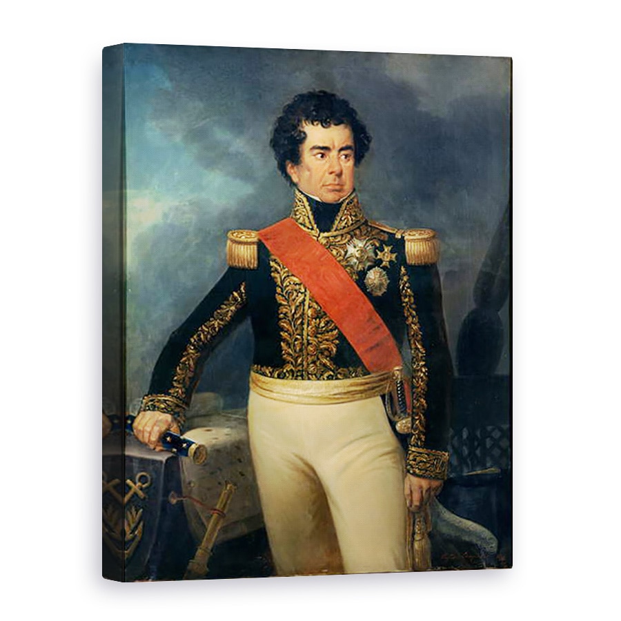 Tablou canvas - Eugene Charpentier - Portretul lui Victor-Guy 1775-1846 Baron Duperre, 50 x 70 cm
