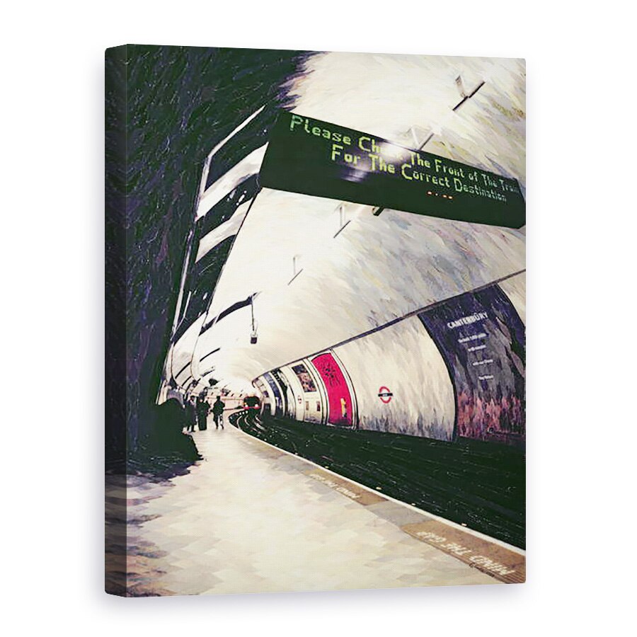 Tablou canvas - Ellen Golla - Va rugam sa verificati partea din fata a trenului... 1998, 75 x 100 cm