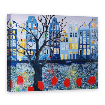 Tablou canvas - Faisal Khouja - Amsterdam, 2008, 50 x 70 cm Tablou canvas - Faisal Khouja - Amsterdam, 2008, 50 x 70 cm