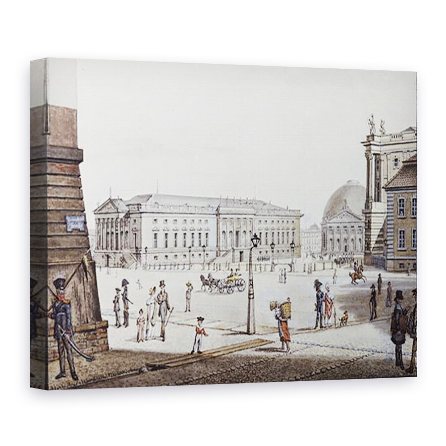 Tablou canvas - F.A. Calau - Opernplatz, 50 x 70 cm