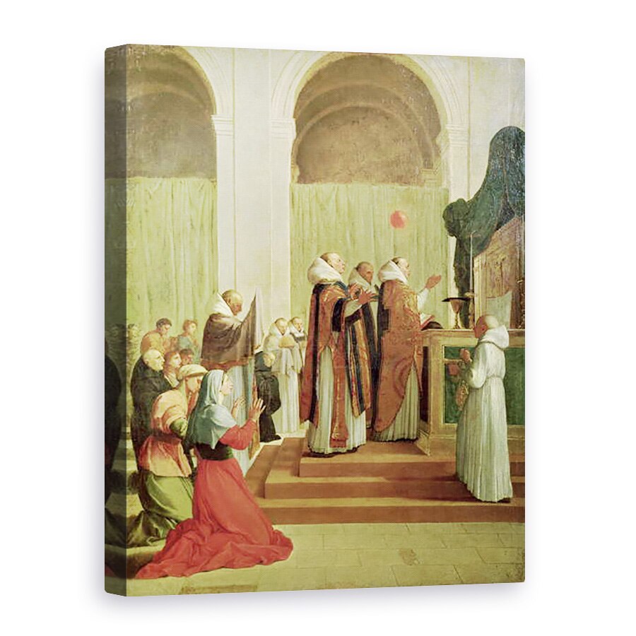 Tablou canvas - Eustache Le Sueur - Liturghia Sfantului Martin de Tours, 50 x 70 cm