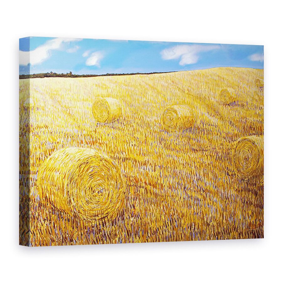 Tablou canvas - Faisal Khouja - Hayfield, 2014, 50 x 70 cm