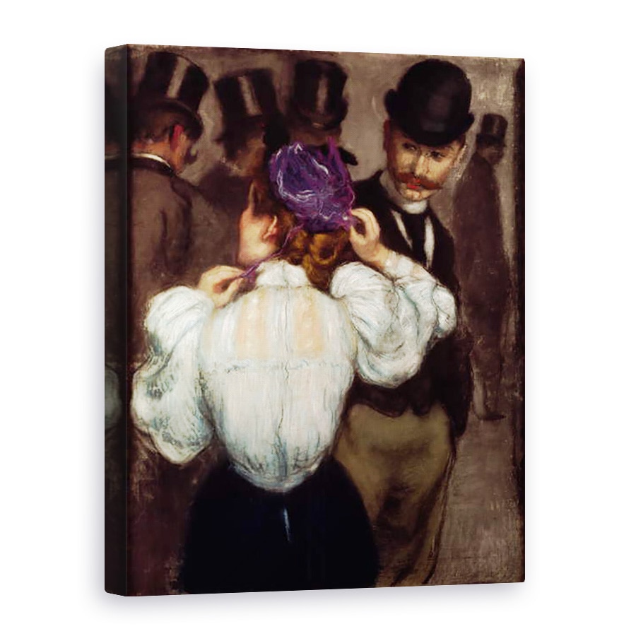 Tablou canvas - Federigo Zandomeneghi - Scene Street, 75 x 100 cm