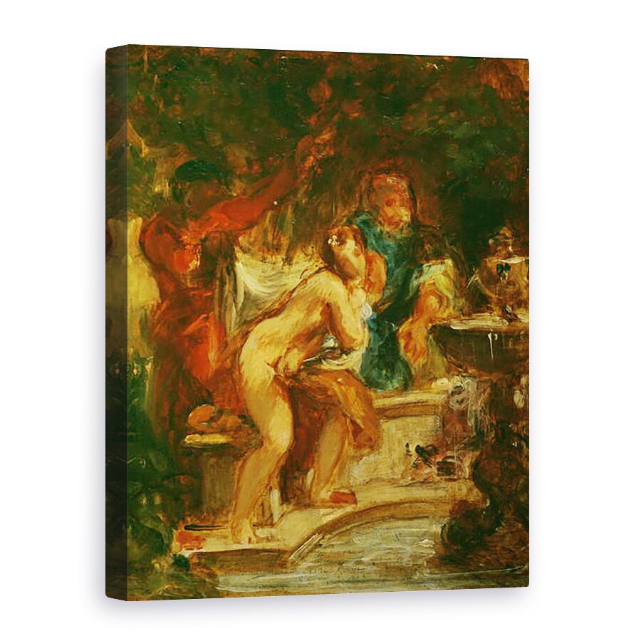 Tablou canvas - Ferdinand Victor Eugene Delacroix - Suzanne la Baile, 75 x 100 cm