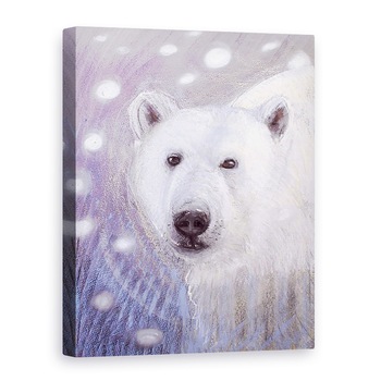 Tablou canvas - Faisal Khouja - Ursul polar, 2015, 50 x 70 cm Tablou canvas - Faisal Khouja - Ursul polar, 2015, 50 x 70 cm