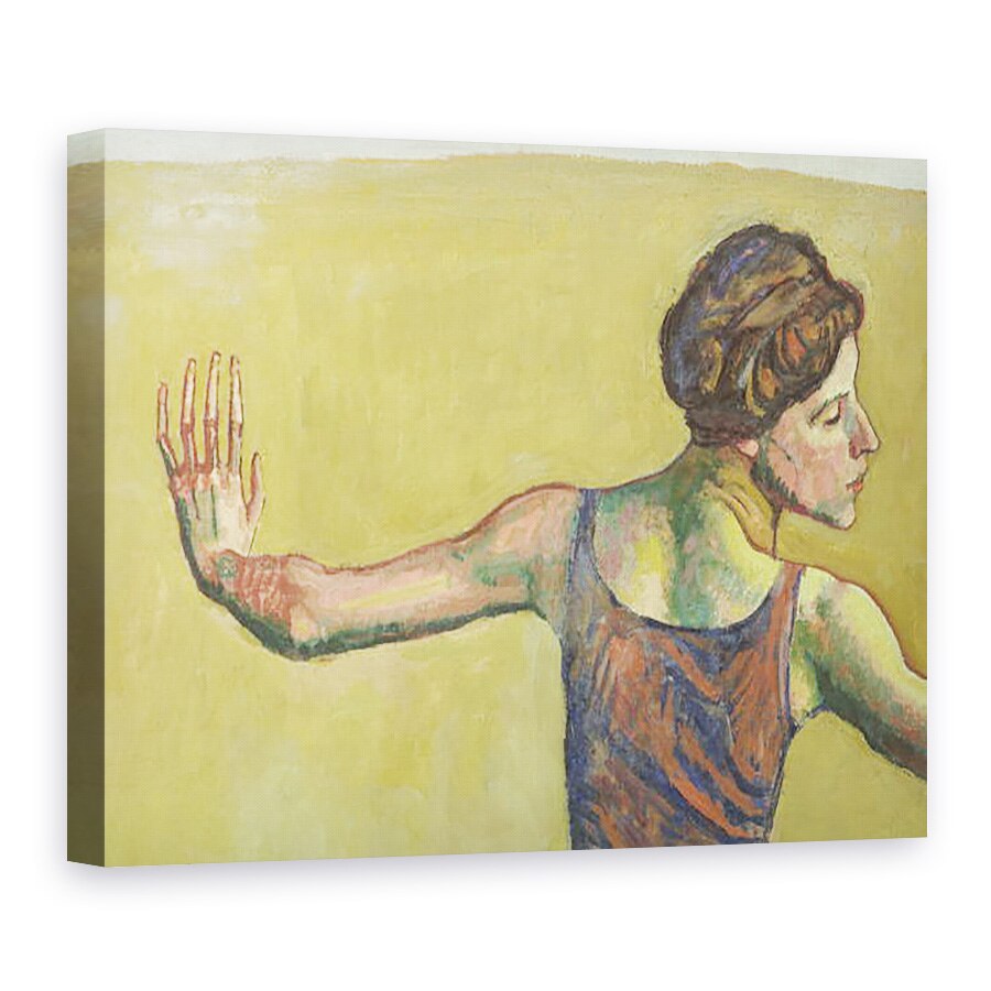 Tablou canvas - Ferdinand Hodler - Femme Joyeuse detaliu ulei pe panza, 75 x 100 cm