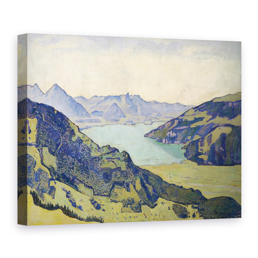Tablou canvas - Ferdinand Hodler - Vedere a lacului Thun de la Breitlauenen, 75 x 100 cm