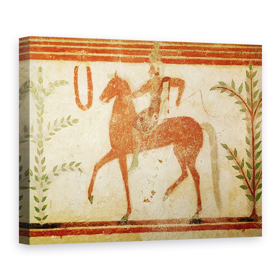 Tablou canvas - Etruscan - Calaret, partea dreapta, din mormantul baronului, 50 x 70 cm