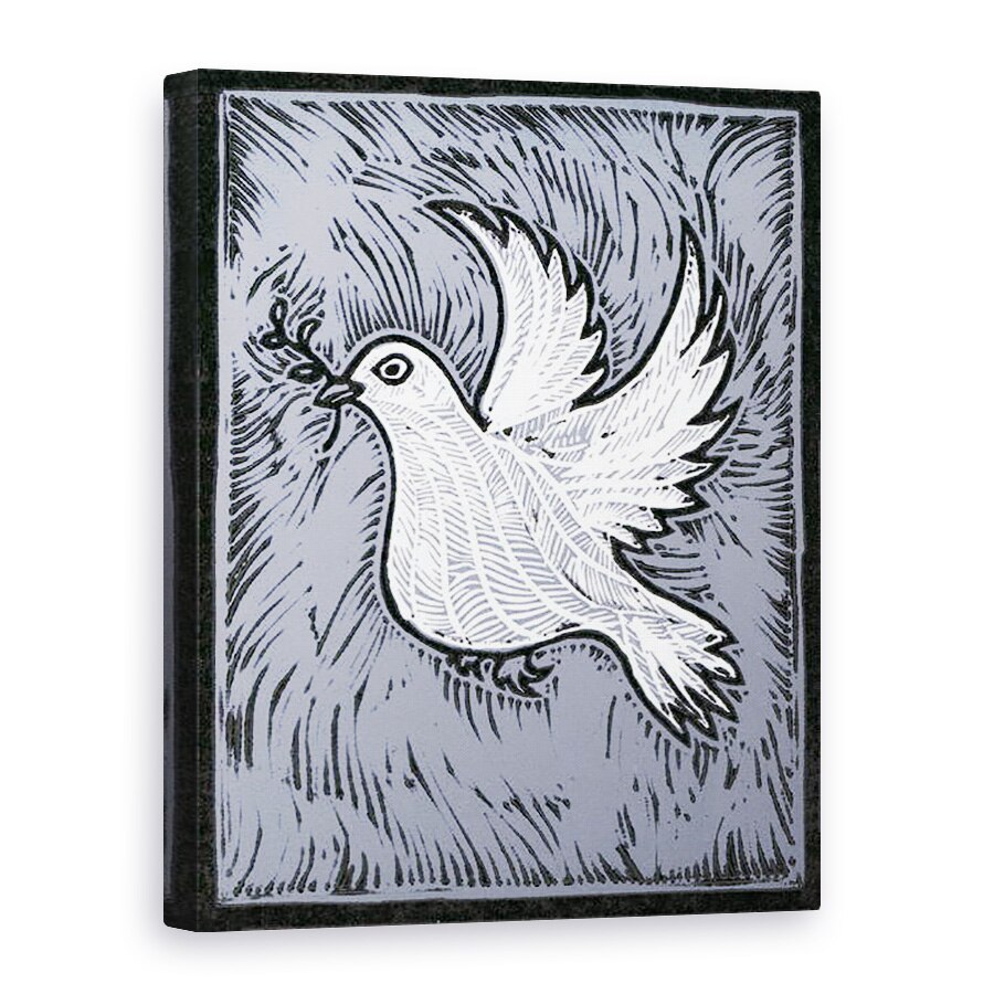 Tablou canvas - Faisal Khouja - Porumbelul Pacii, 2018, 50 x 70 cm