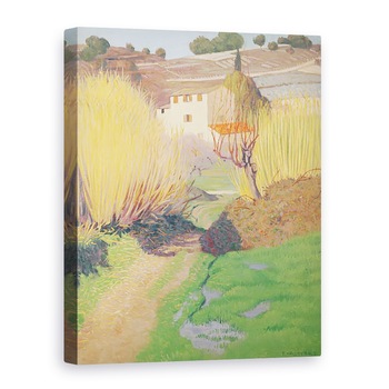 Tablou canvas - Felix Edouard Vallotton - Peisaj la Lagnes, 75 x 100 cm Tablou canvas - Felix Edouard Vallotton - Peisaj la Lagnes, 75 x 100 cm