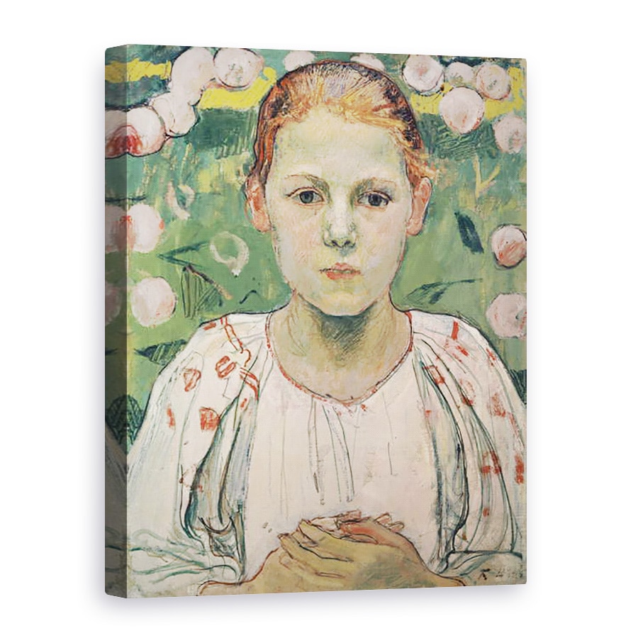 Tablou canvas - Ferdinand Hodler - Portret De Käthe von Bach in Gradina, 75 x 100 cm