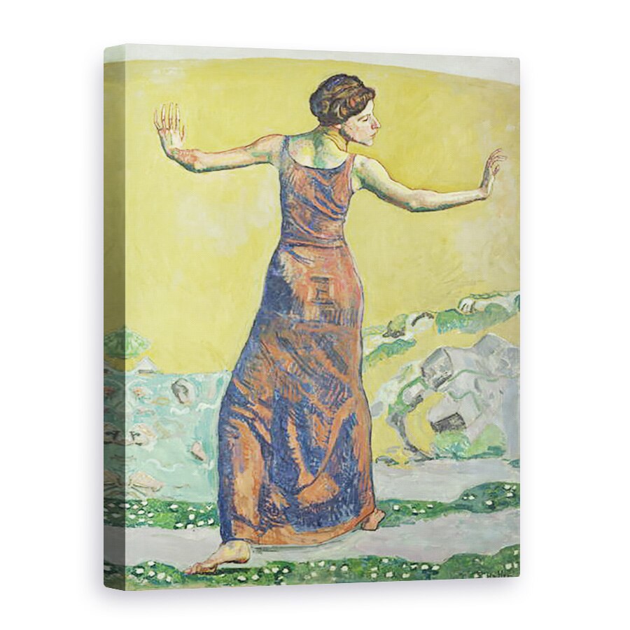 Tablou canvas - Ferdinand Hodler - Femme Joyeuse ulei pe panza, 75 x 100 cm