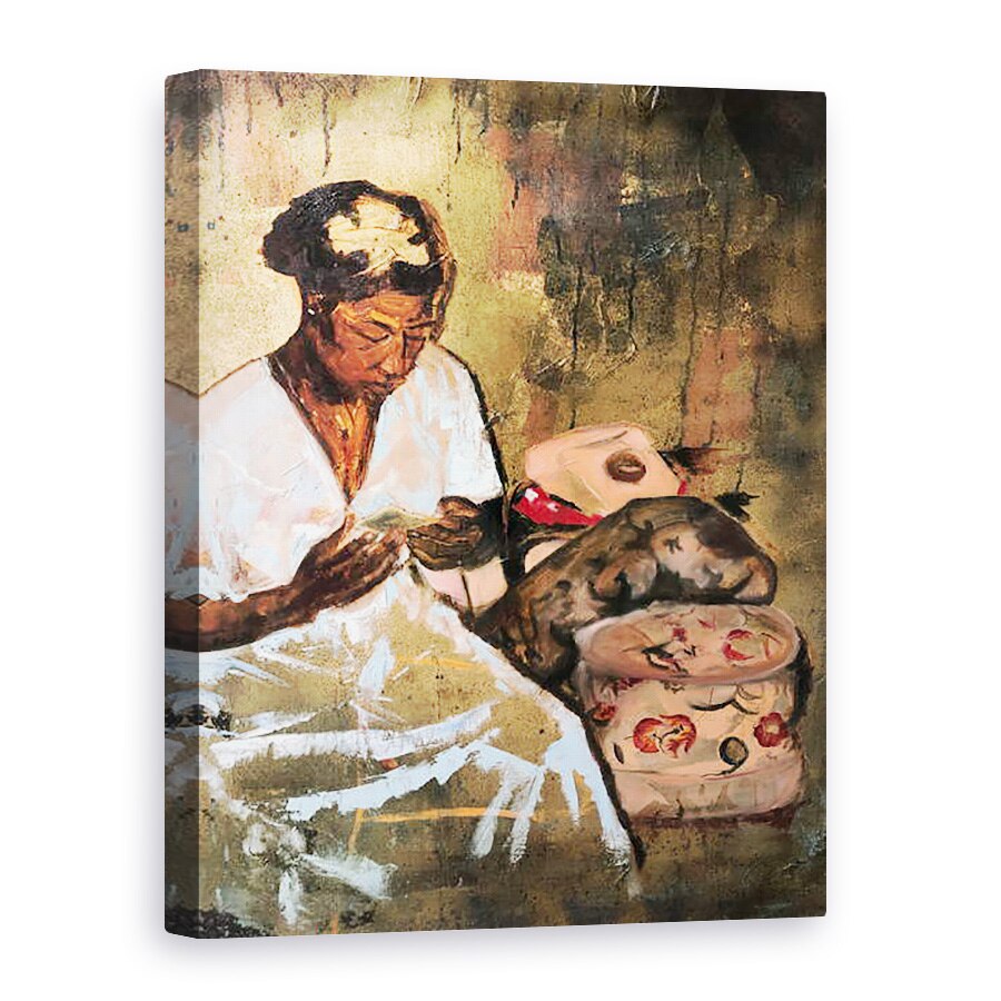 Tablou canvas - Emma Prempeh - patare, 2018, Ulei, Acrilic, 50 x 70 cm